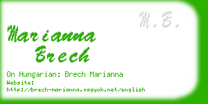 marianna brech business card